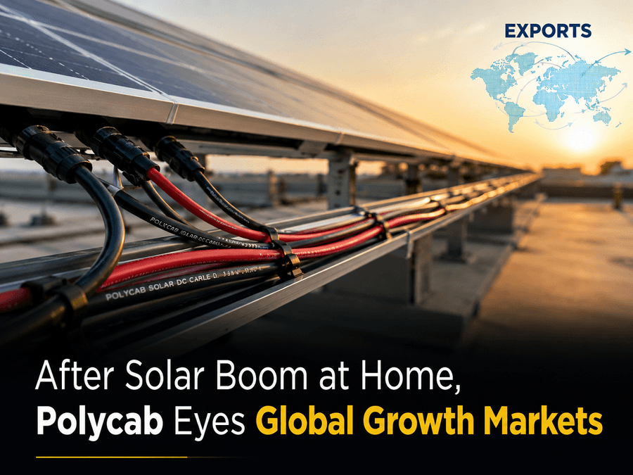 After Solar Boom at Home, Polycab Eyes Global Growth Markets